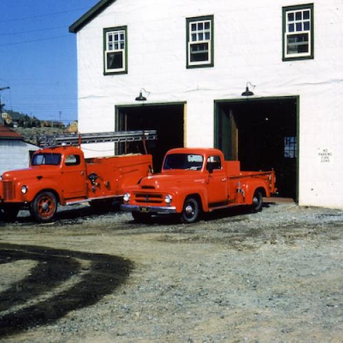 Giant Mine fire department 1950s (Roy Feather Collection)